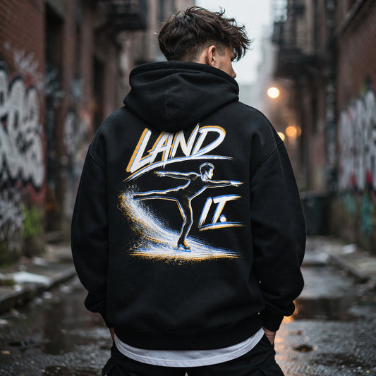 Land It Too Urban Figure Skating Hoodie