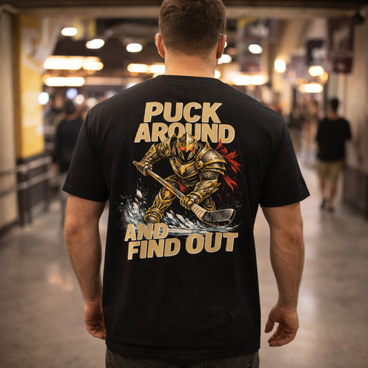 Puck Around Hockey T-Shirt - Golden Knights Edition 4XL