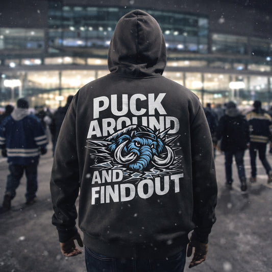 Puck Around Hockey Hoodie - Mammoth Edition