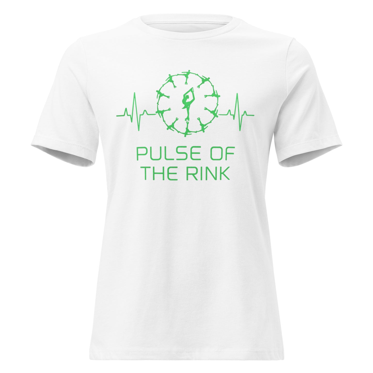 Women's Pulse of the Rink Figure Skating T-Shirt White