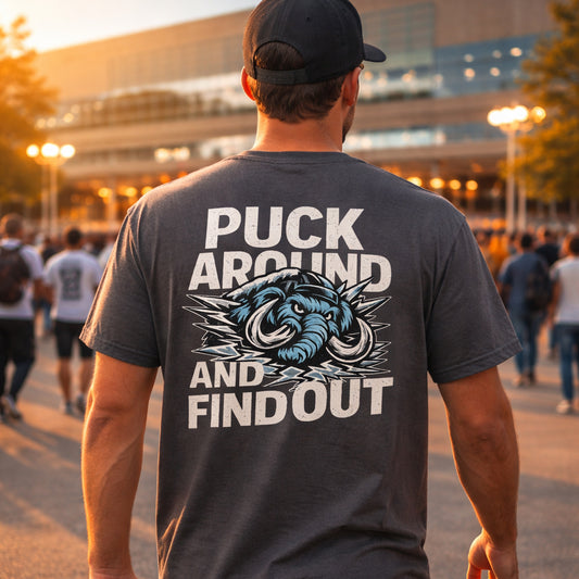 Puck Around Hockey T-Shirt - Mammoth Edition Pepper
