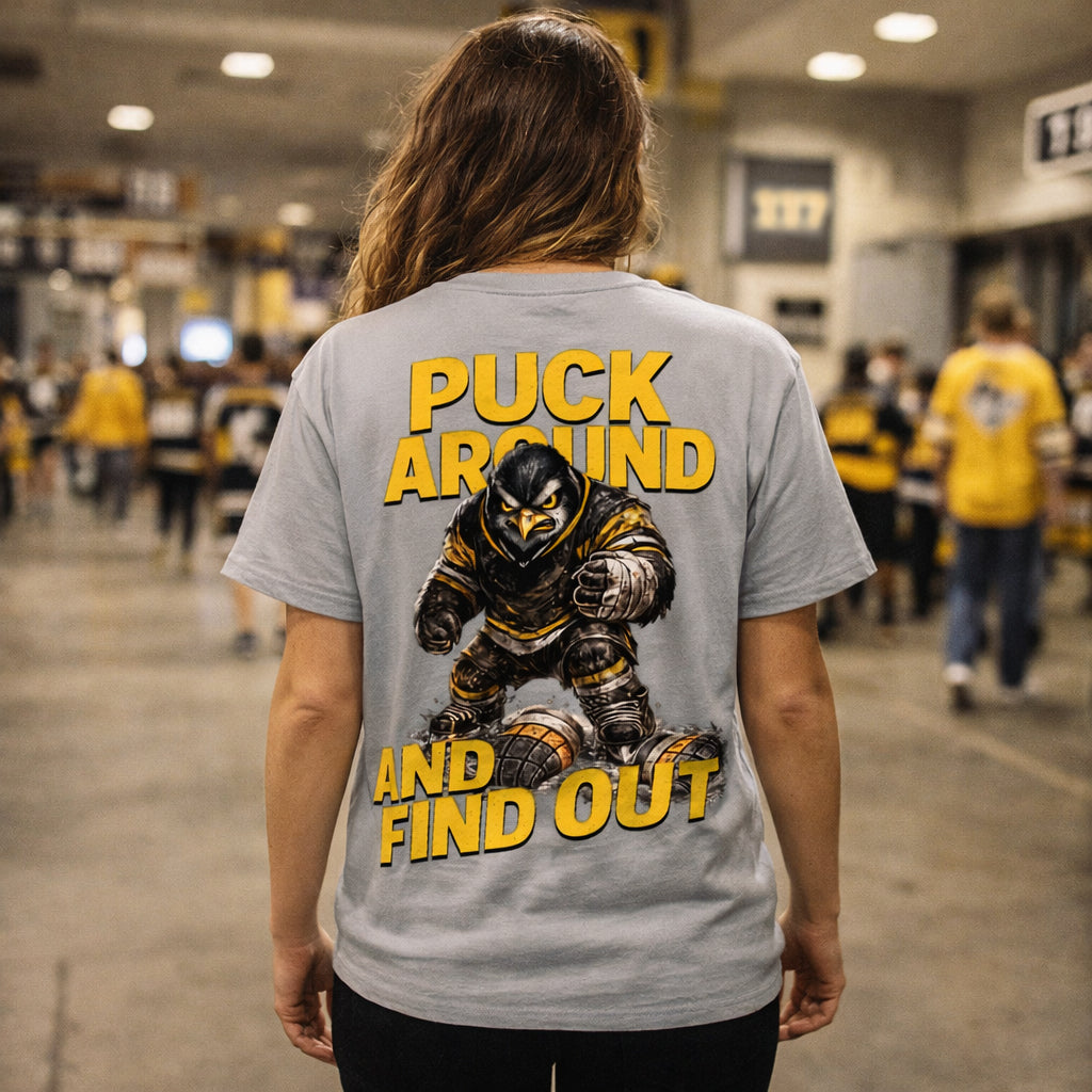 Puck Around Hockey T-Shirt - Penguins Edition 4XL