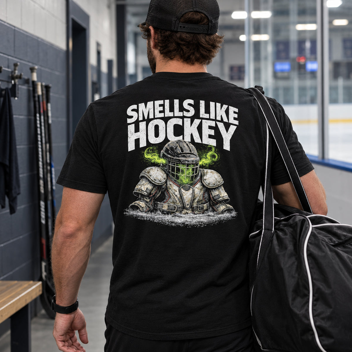 Smells Like Hockey III – Game Pads T-Shirt 4XL