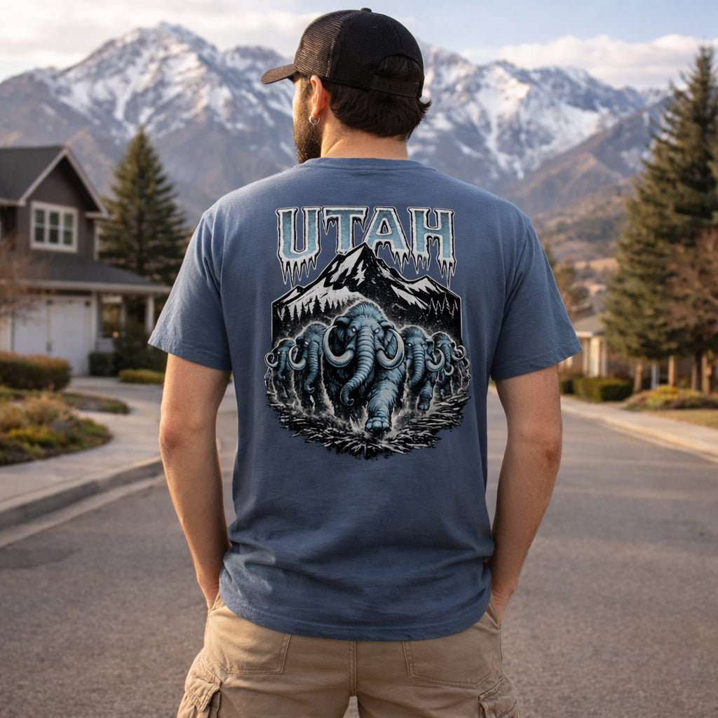Mammoth Stampede Hockey T-Shirt Midnight
