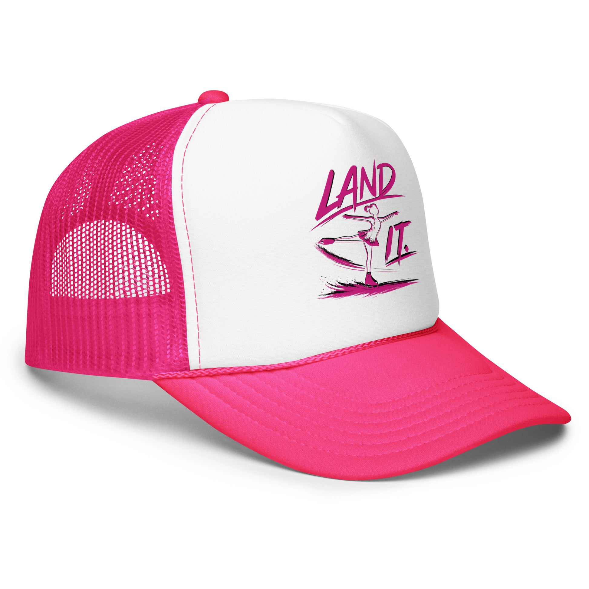 Land It Figure Skating Trucker Hat