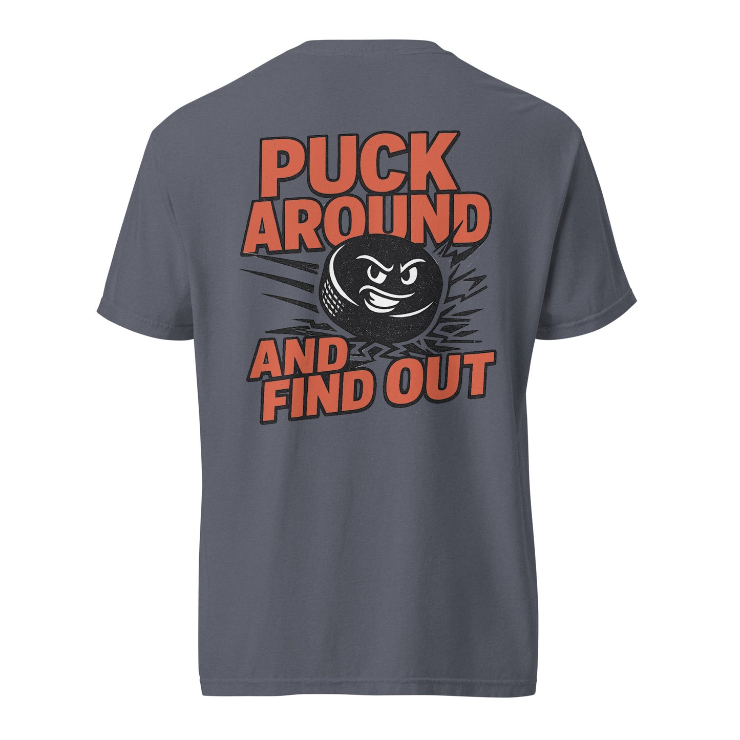 Puck Around Hockey T-Shirt Denim