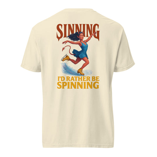 Rather Be Spinning Figure Skating T-Shirt
