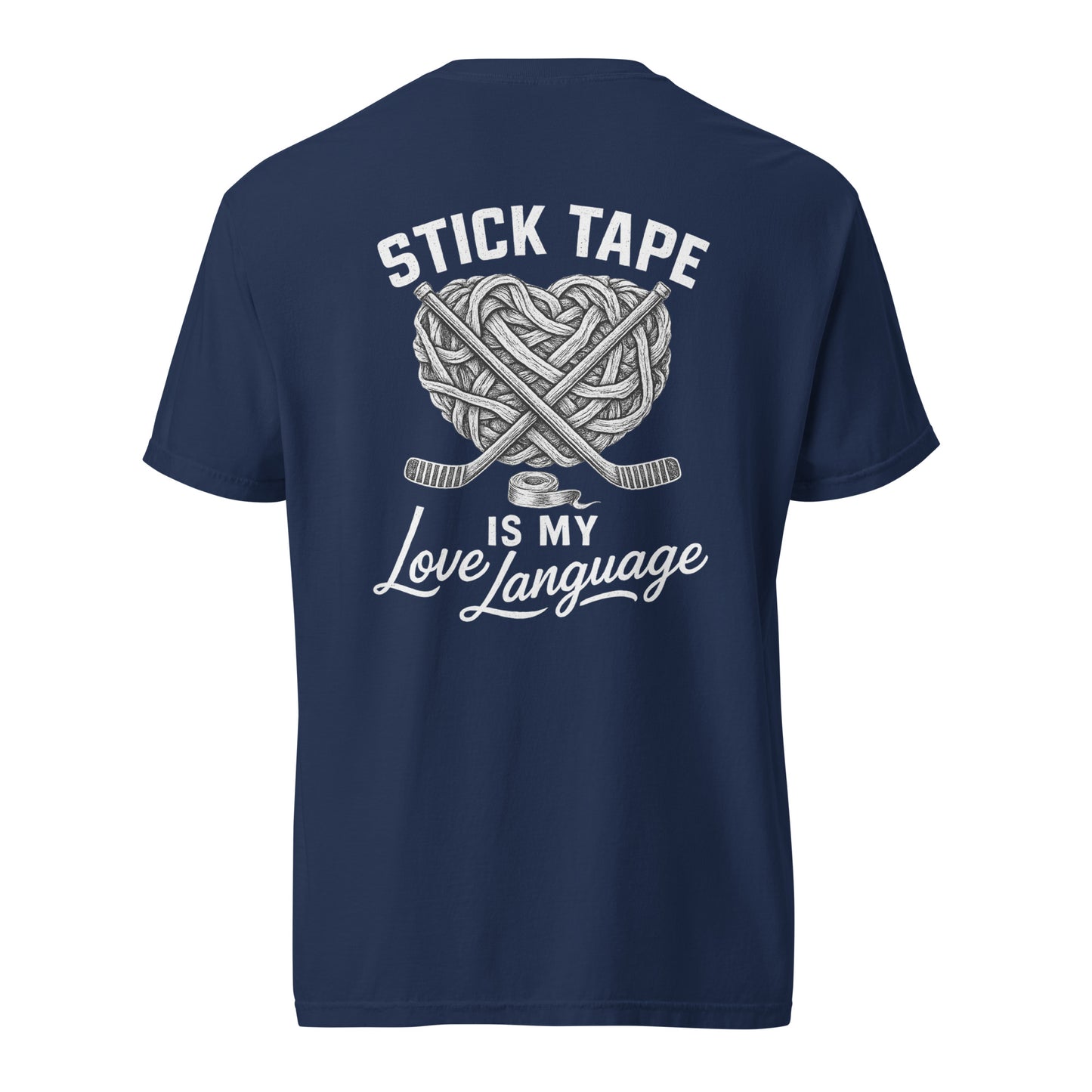 Love Language Hockey T-Shirt (EDGE) True Navy