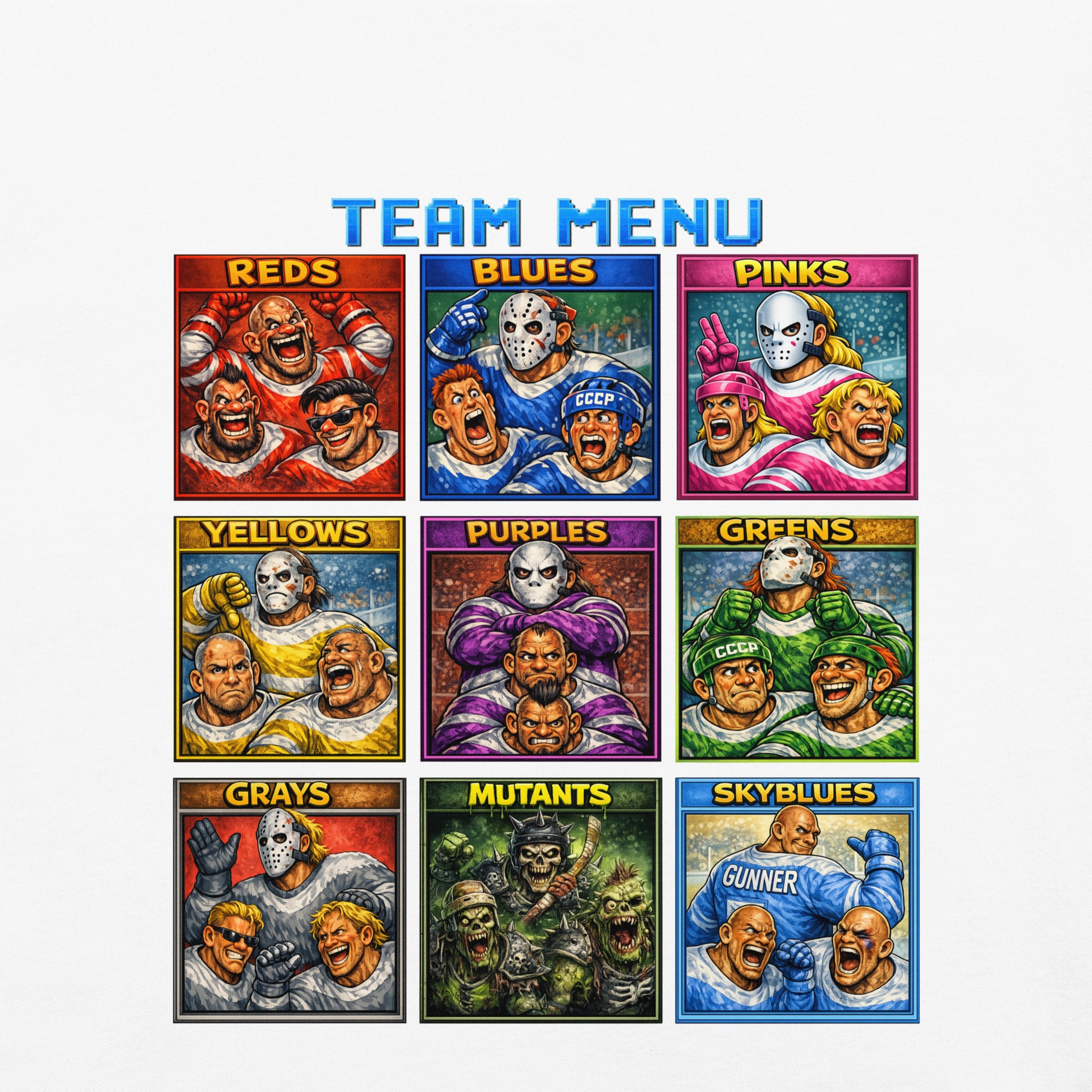 Hit the Ice 16-bit Showdown Hockey T-Shirt
