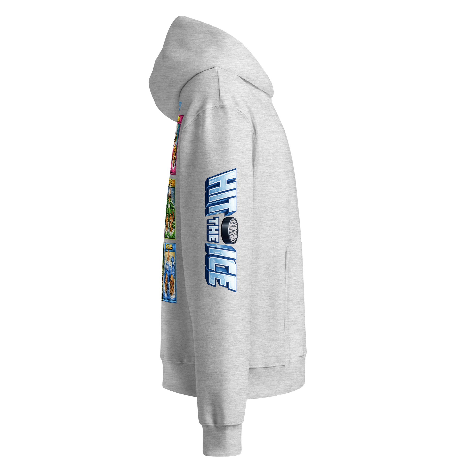 Hit the Ice 16-bit Showdown Heavyweight Hockey Hoodie