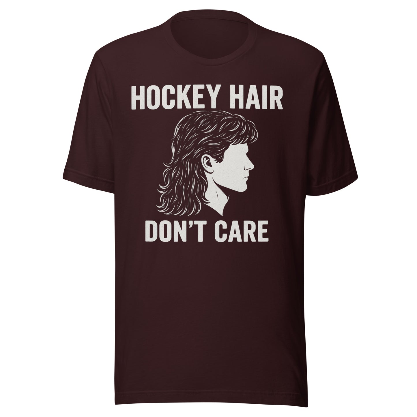 Hockey Hair T-Shirt Oxblood Black