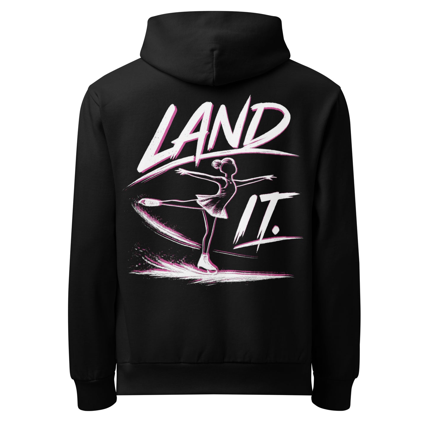 Land It Urban Figure Skating Hoodie Black
