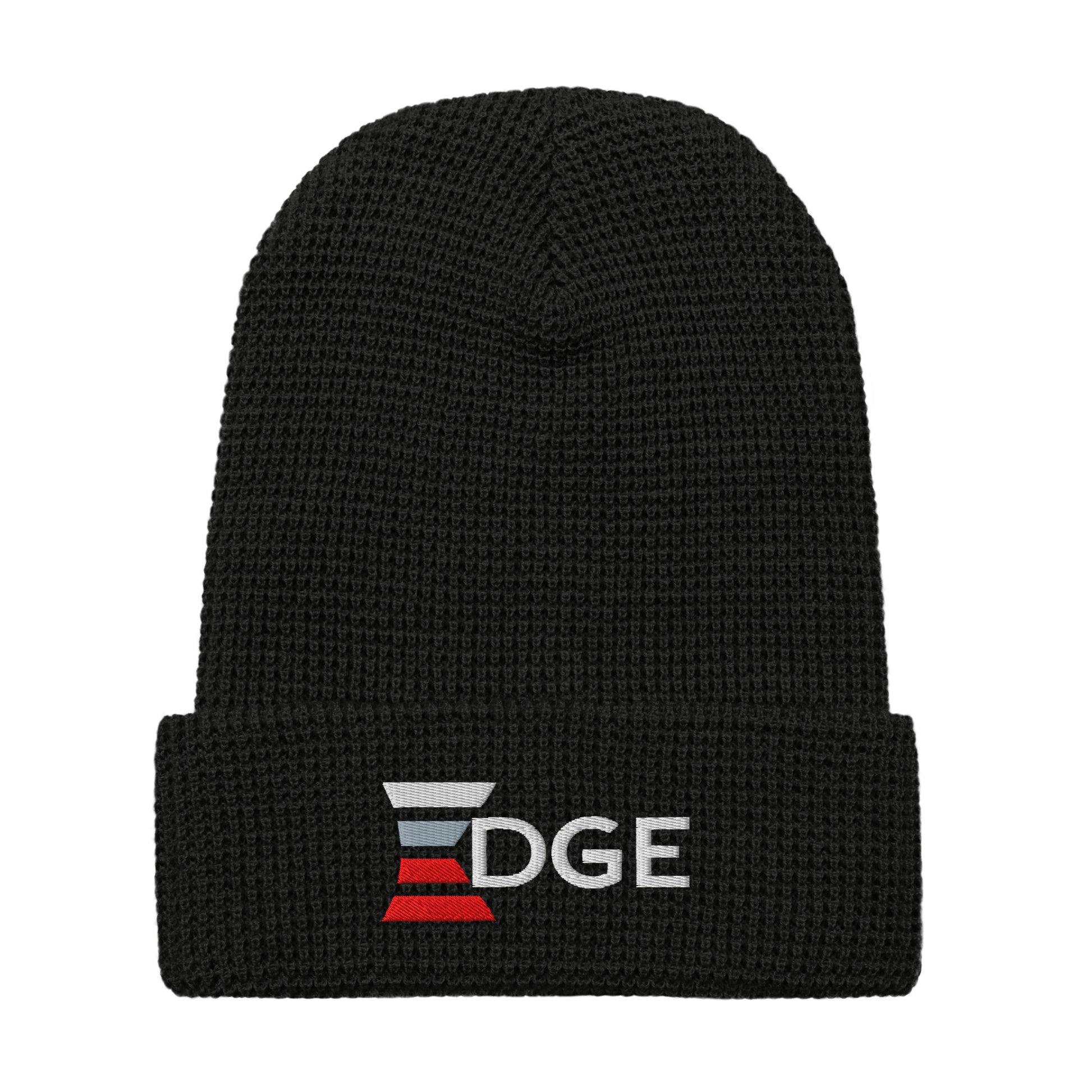 EDGE Waffle Beanie Black