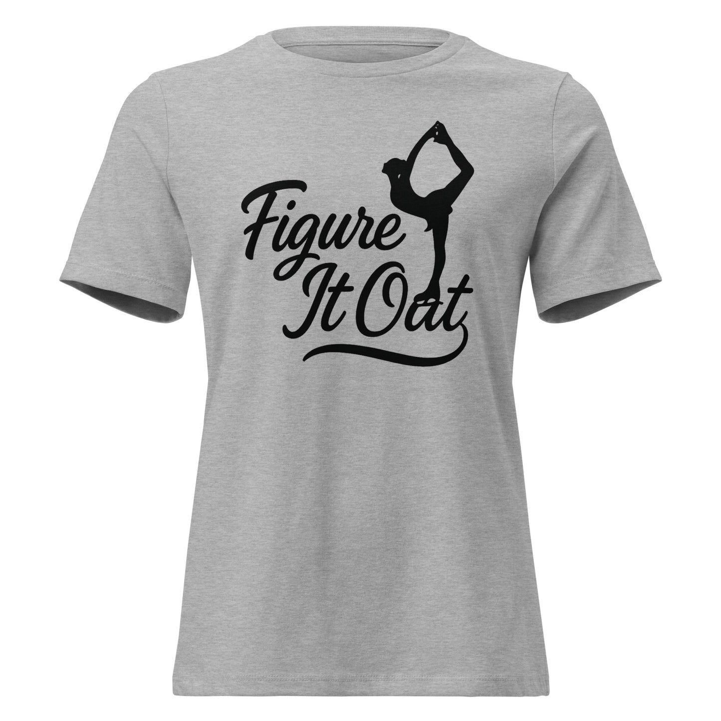 Women's Figure it Out Skating T-Shirt Athletic Heather