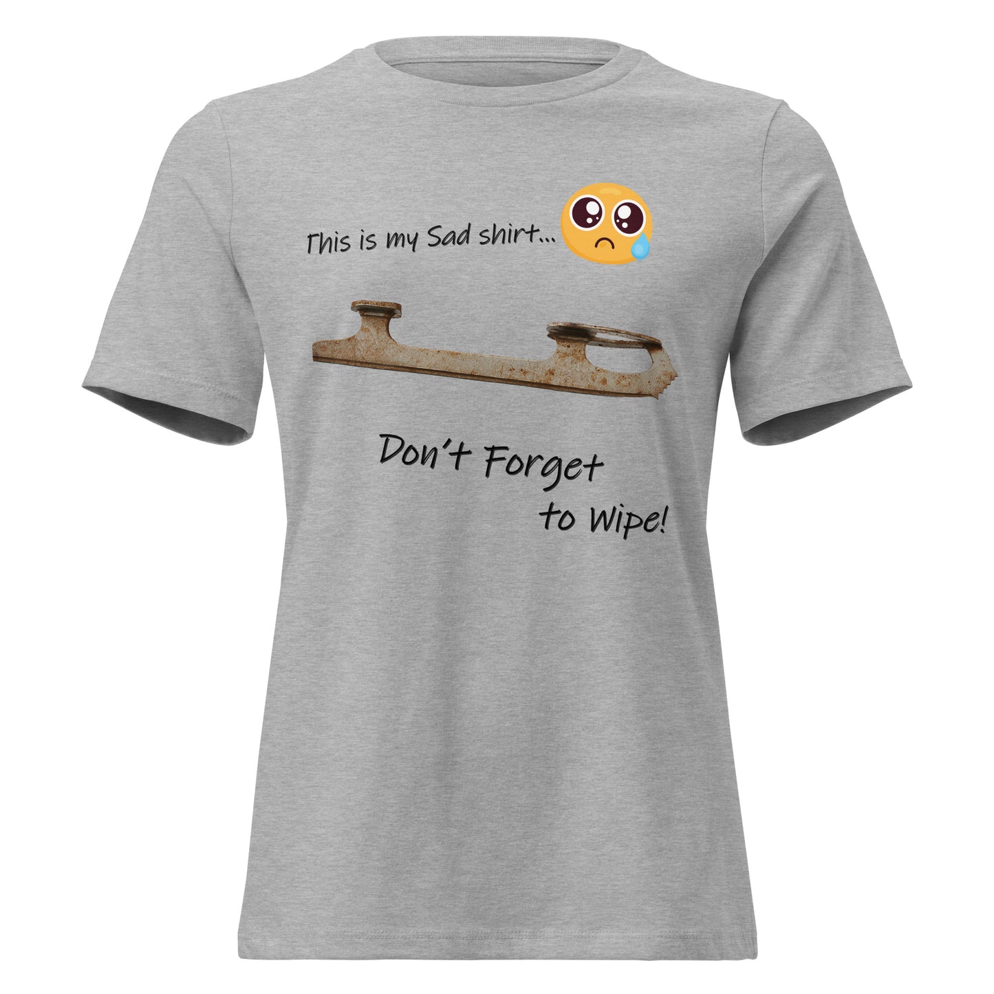 Women's My Sad Figure Skating T-Shirt Athletic Heather