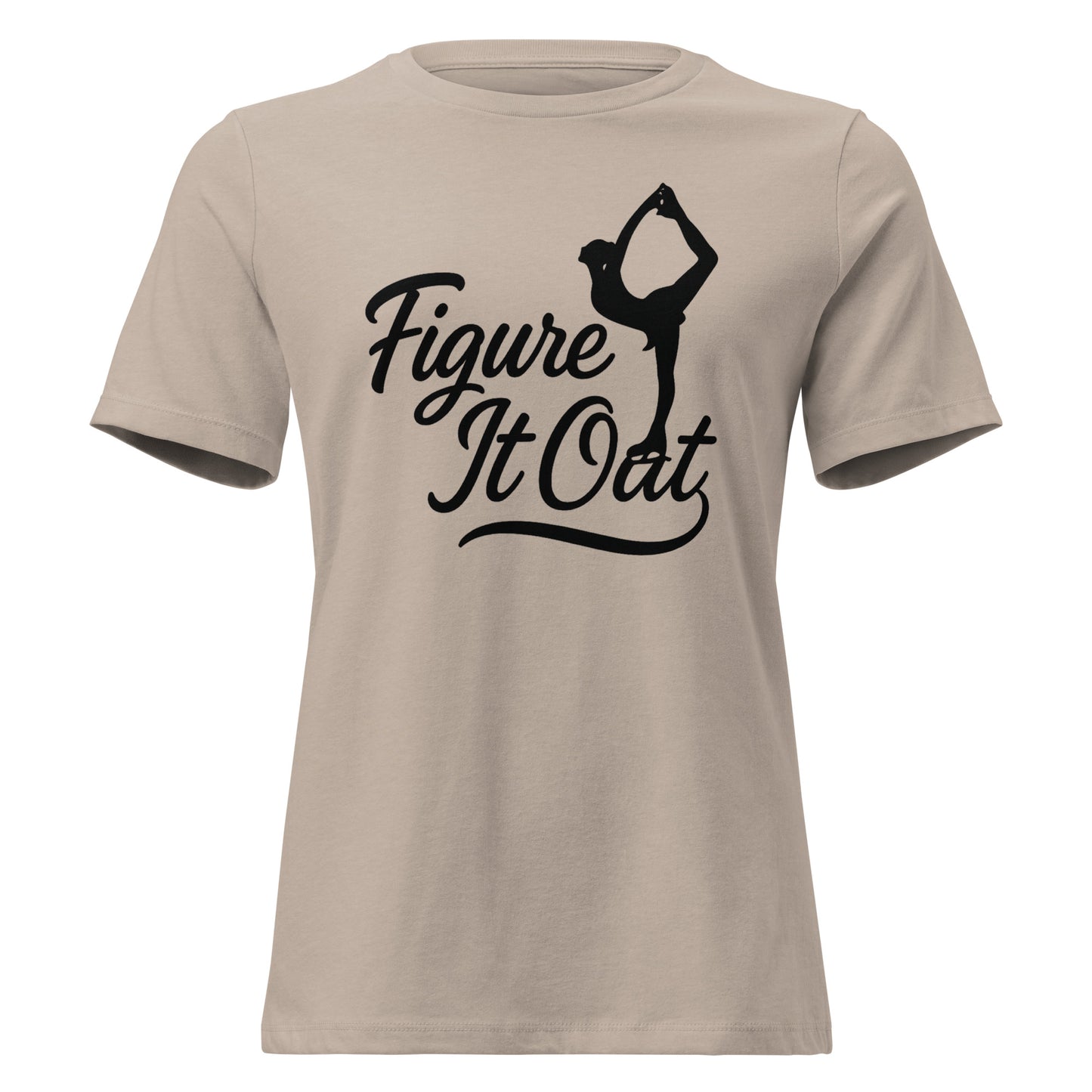 Women's Figure it Out Skating T-Shirt Heather Stone