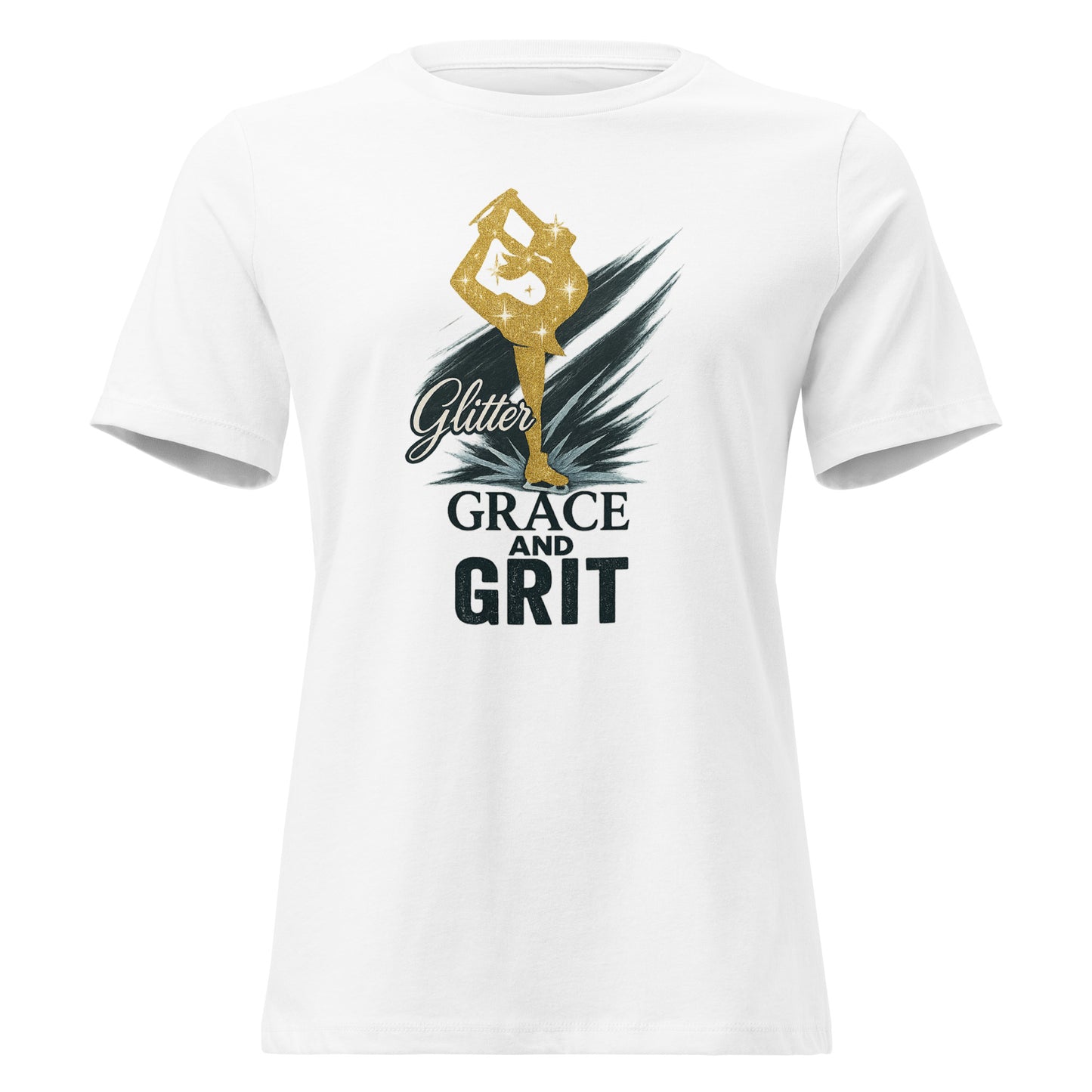 Women's Glitter, Grace & Grit Figure Skating T-Shirt