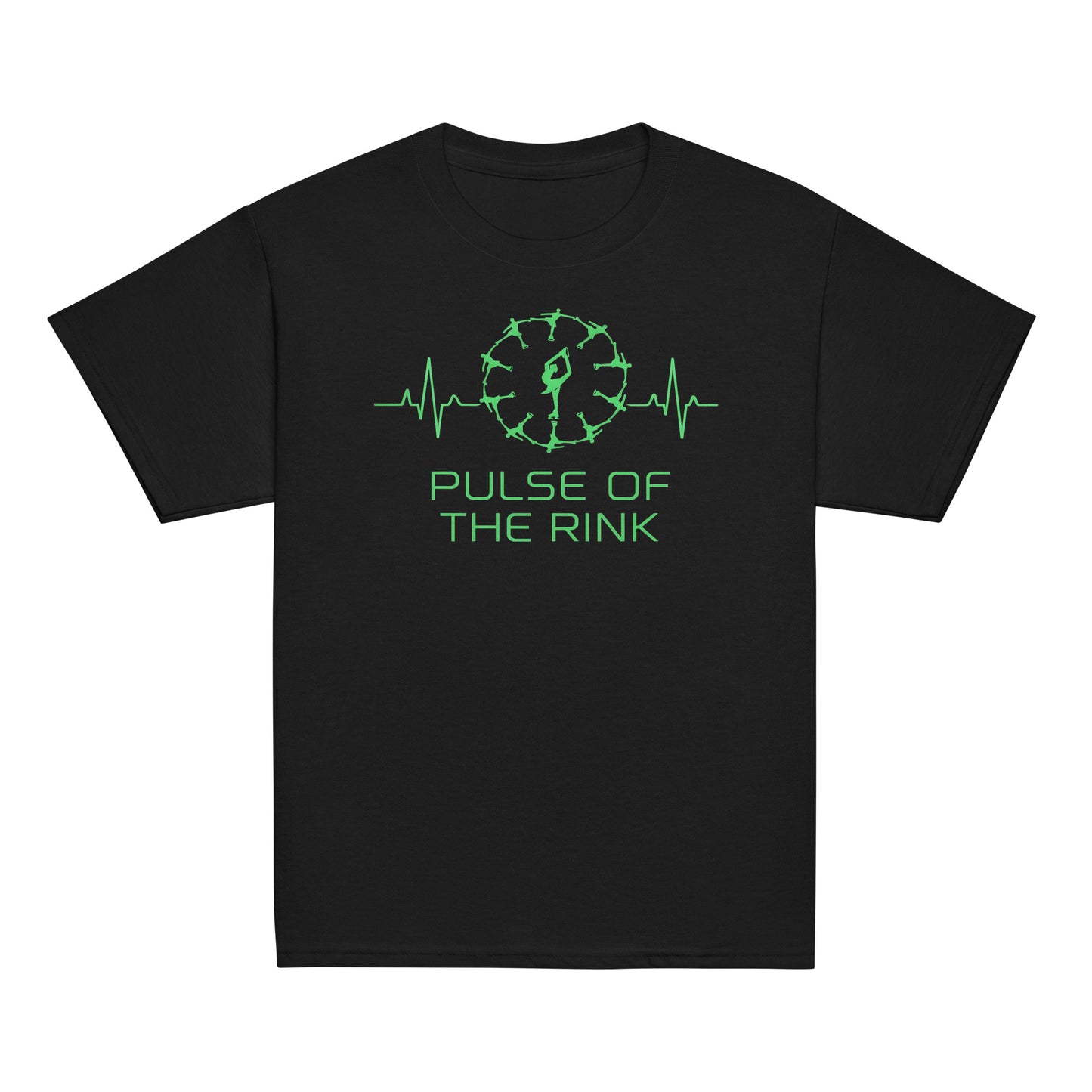 Youth Pulse of the Rink Figure Skating T-Shirt