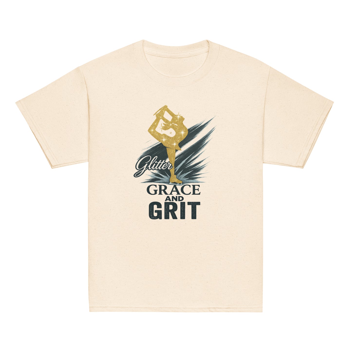 Youth Glitter, Grace & Grit Figure Skating T-Shirt