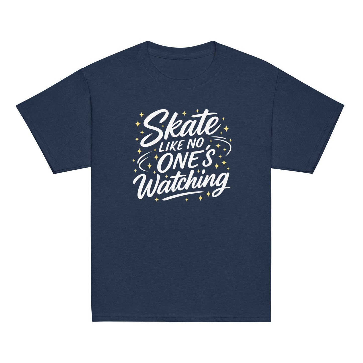 Youth Skate Like No One's Watching Figure Skating T-Shirt