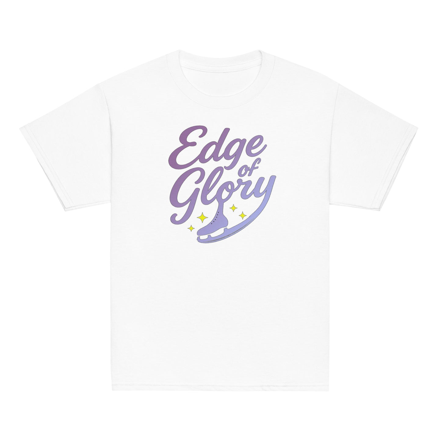 Youth Edge of Glory Figure Skating T-Shirt White