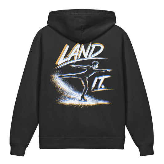Youth Land It Too Lightweight Figure Skating Hoodie